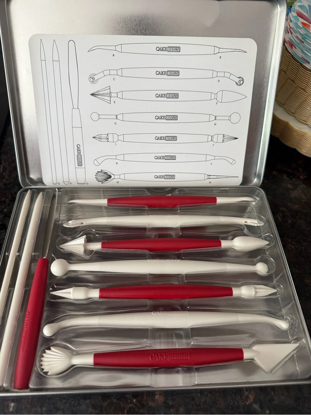 Cake Boss 10-piece fondant and gum paste tool kit